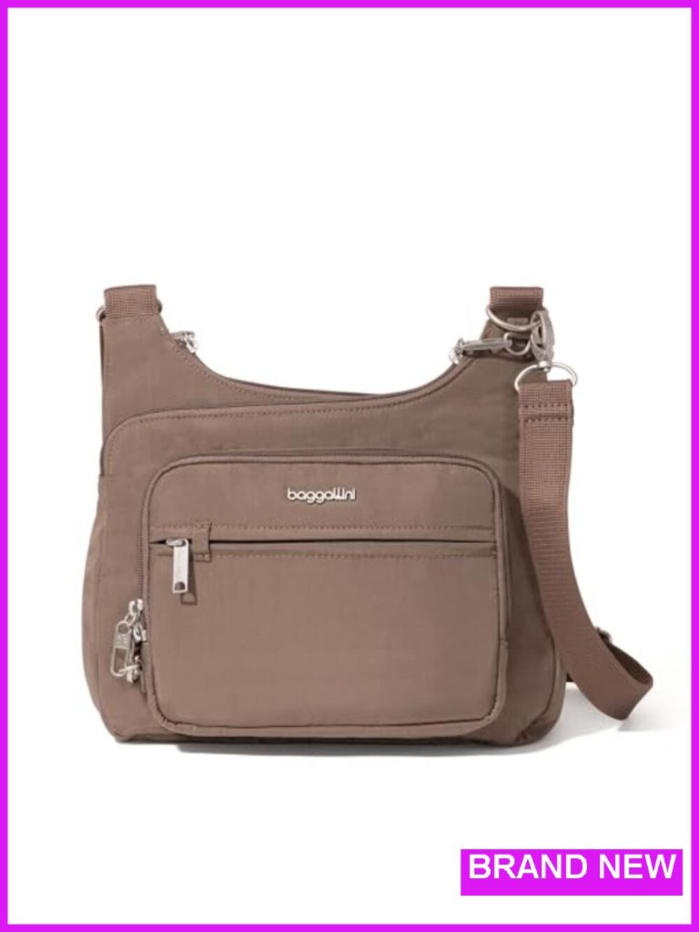 Anti-Theft Crossbody Bag RFID Blocking Nylon Travel Purse